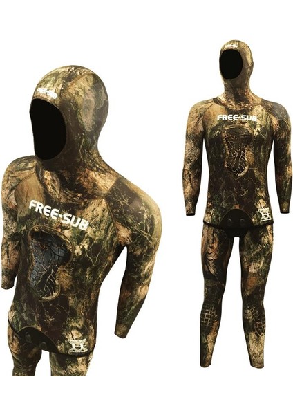 7mm Saros Yamamoto Avcı Serbest Dalış Elbisesi