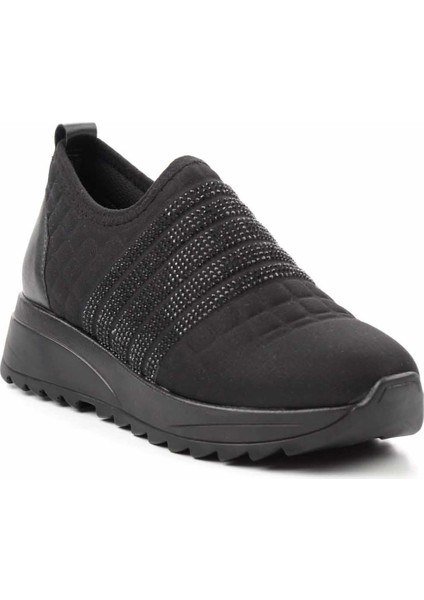 Siyah Siyah Taşlı Kadın Casual Ayakkabı K01671057385 modelleri