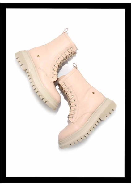 Bej Kadın Bot & Bootie K02538560609