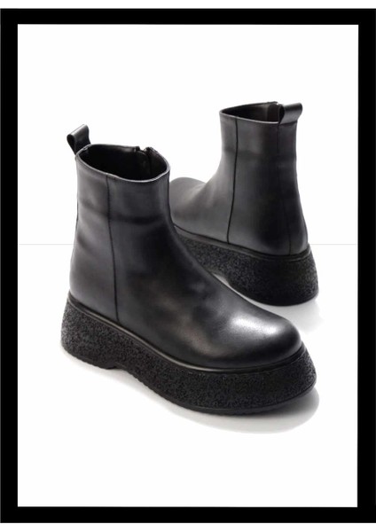 Siyah Kadın Bot & Bootie K02671902009