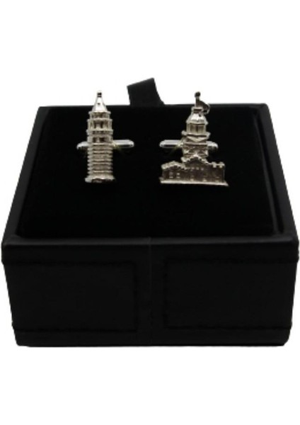 Kol Düğmesi Bosphorus/ Gümüş Kaplama