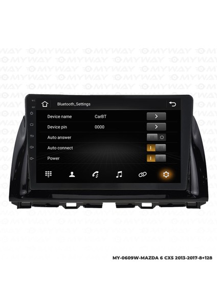 Mazda 6 Cx5 Android 12 Multimedya Carplay 4gb RAM+64GB HDD Navigasyon Ekran modelleri