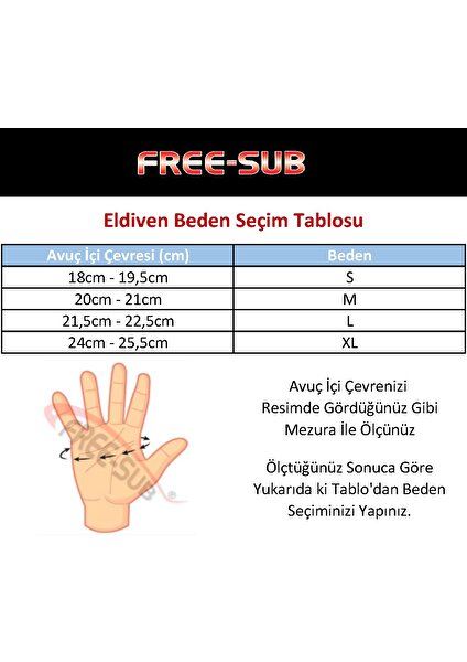 Diver Pro 3mm Aspendos Neopren Dalış Eldiveni