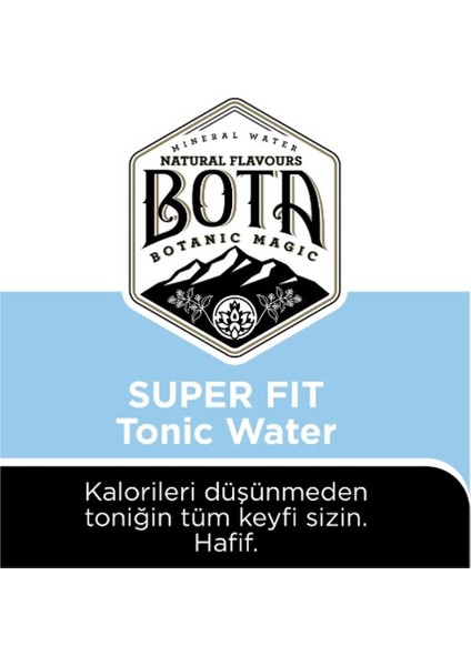 Süper Fit Tonic Water (Düşük Kalori) 6 x 250 ml