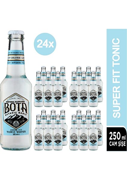 Süper Fit Tonic Water (Düşük Kalori) 24 x 250 ml