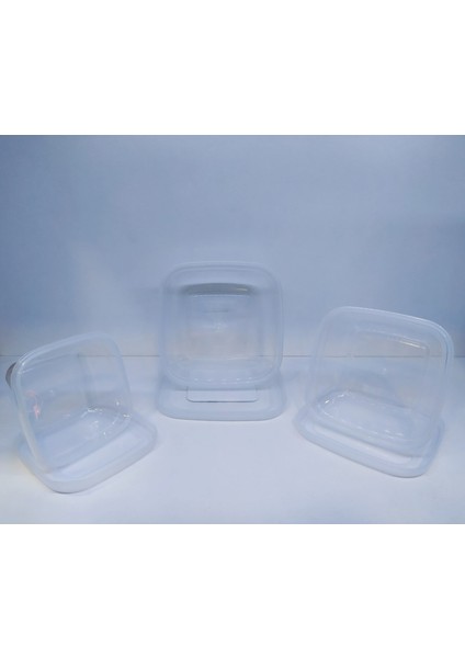 Asude / Maya Kare Saklama Kabı Seti 3'lü - 500-900-1500 ml / ASD024