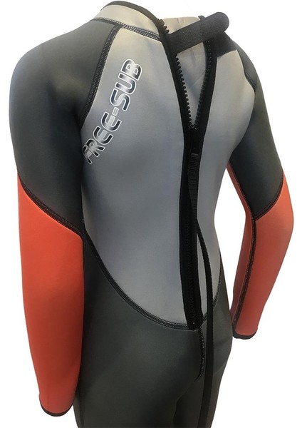 3mm Çocuk Sörf Scuba Tüplü Dalış Elbisesi Wetsuit Red