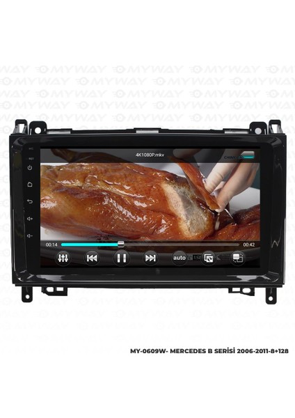 Mercedes W245 Android 12 Multimedya Carplay 4gb RAM+64GB HDD Navigasyon Ekran