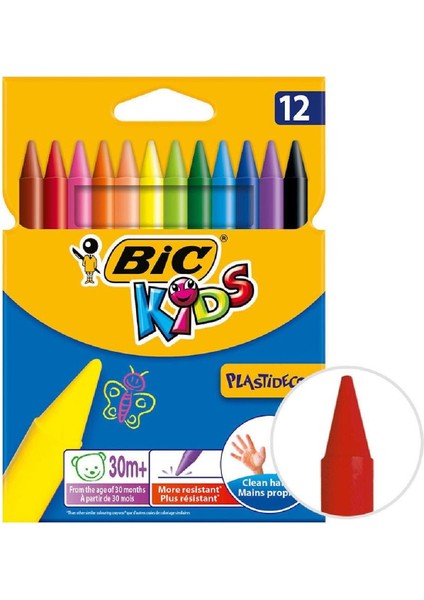 Kids 12 Li Keçeli Boya Kalemi+12 Li Plastidecor Silinebilir Mum Pastel Boya