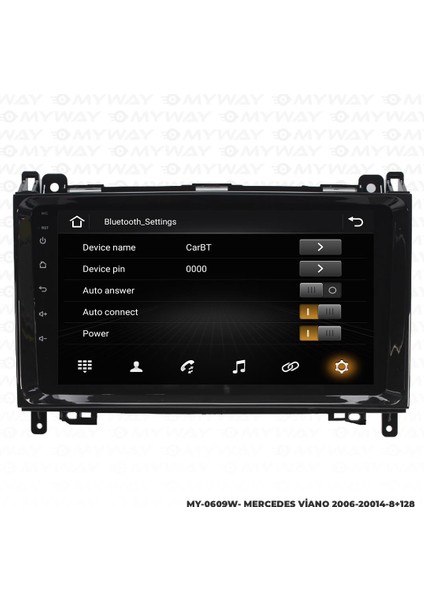 Mercedes Viano Android 12 Multimedya Carplay 4gb RAM+64GB HDD 2006-2014 Navigasyon Ekran modelleri