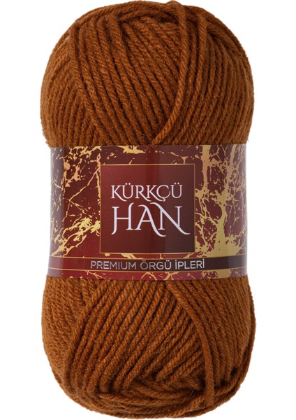 Dekor 100GR 100M El Örgü Ipi Karamel