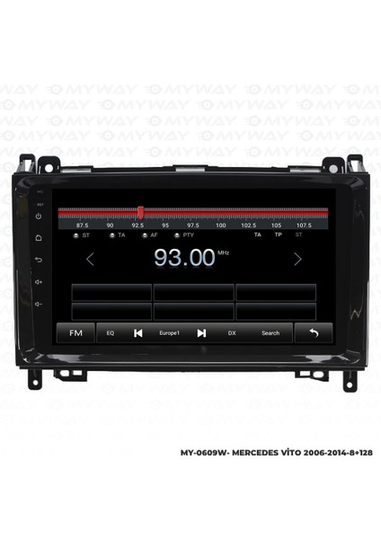 Mercedes Vito Android 12 Multimedya Carplay 4gb RAM+64GB HDD 2006-2014 Navigasyon Ekran fırsatları