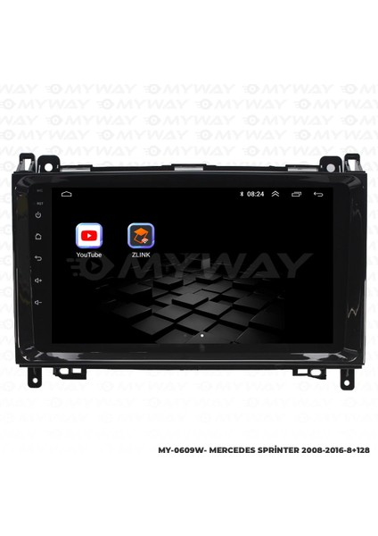 Mercedes Sprinter Android 12 Multimedya Carplay 4gb RAM+64GB HDD 2008-2016 Navigasyon Ekran indirimleri