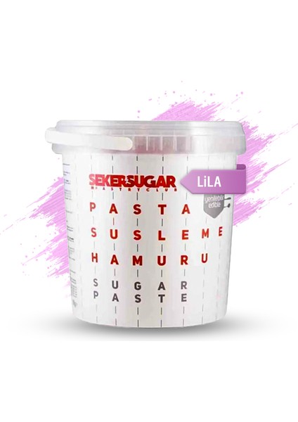 Şeker Sugar Şeker Hamuru Lila 1 kg