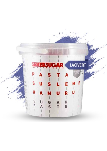 Şeker Sugar Şeker Hamuru Lacivert 1 kg