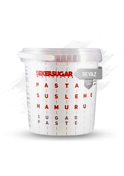 Şeker Şugar Şeker Sugar Şeker Hamuru Beyaz 1 kg