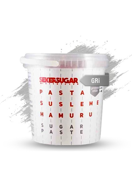 Şeker & Sugar Şeker Hamuru Gri 1 kg