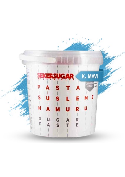 Şeker Sugar Şeker Hamuru Koyu Mavi 1 kg