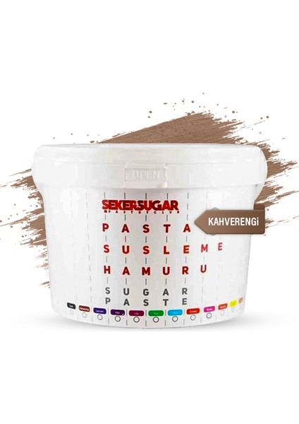 Şeker Sugar Şeker Hamuru Kahverengi 2,5 kg