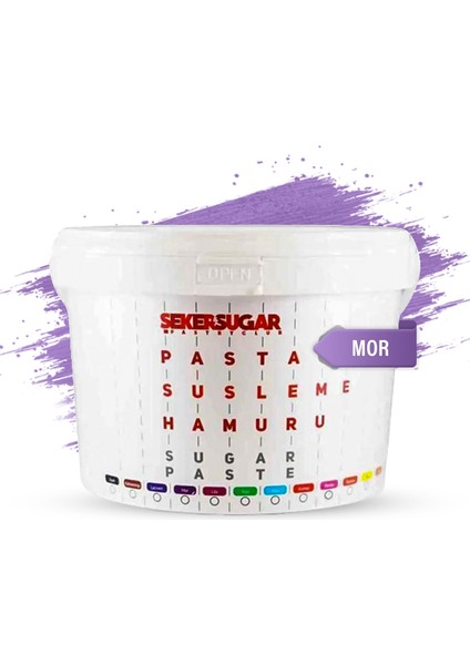 Şeker Sugar Şeker Hamuru Mor 2,5 kg