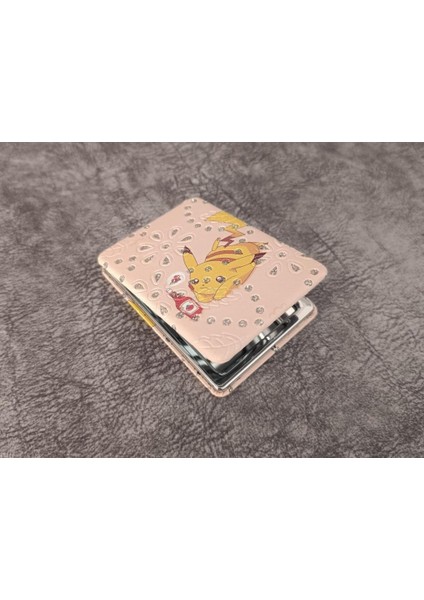 Cep Ayna Pokemeon Pikachua Makyaj Çanta Seyahat Taşınabilir Ayna Kozmetik Büyüteç Kompakt fiyatları