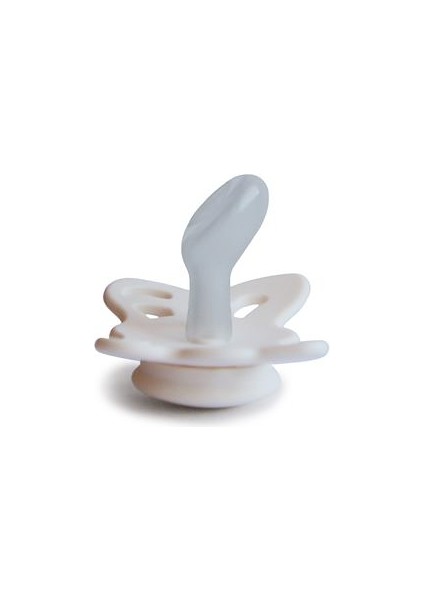 Butterfly Silikon Emzik - Cream 0-6 Ay