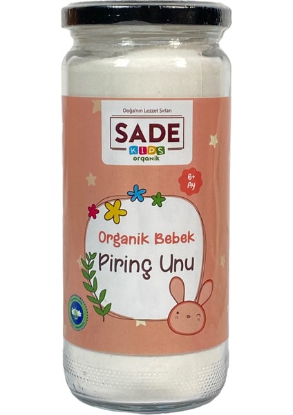 Sade Kids Organik Bebek Pirinç Unu 320 gr