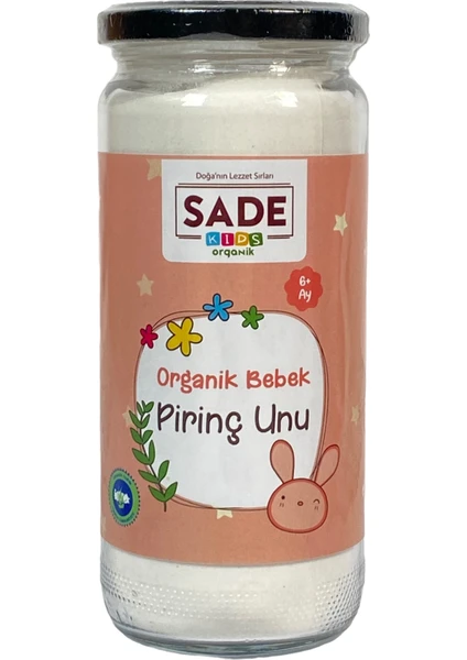 Sade Kids Organik Bebek Pirinç Unu 320 gr