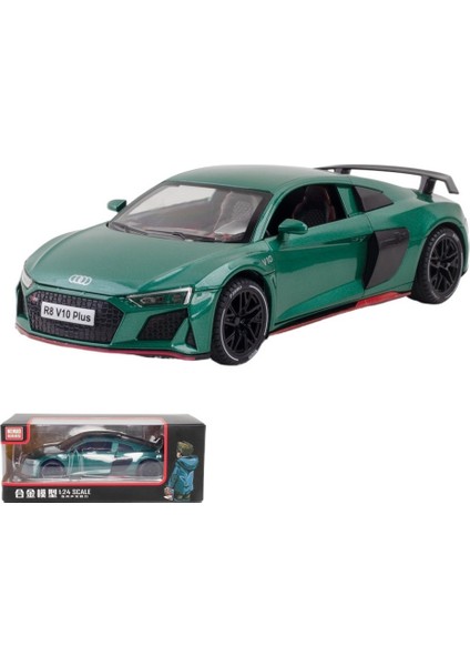 1:24 Alaşımlı R8 Alaşımlı Spor Araba Modeli (Yurt Dışından)