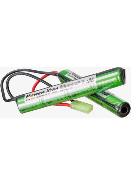 Airsoft Nimh Pil 9.6V 1400MAH Nunchuck