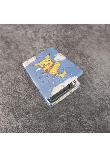Cep Ayna Pokemeon Pikachua Makyaj Çanta Seyahat Taşınabilir Ayna Kozmetik Büyüteç Kompakt fiyatları