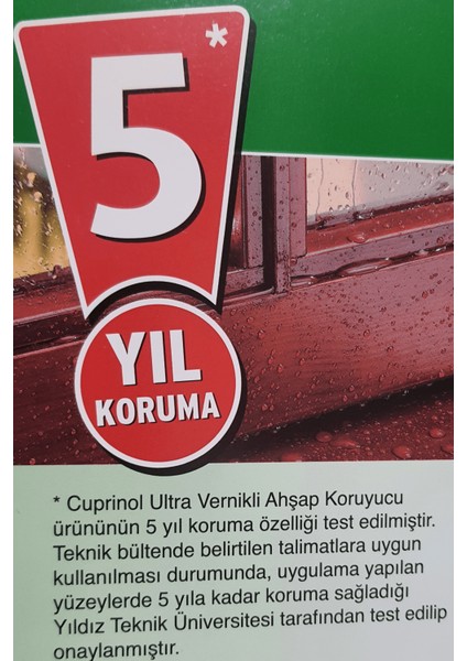 Cuprinol Wood Art Ultra Vernikli Ahşap Koruyucu Şeffaf