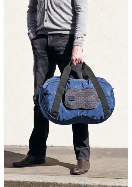 Peanut Duffle Seyahat Çantası Metalik Gri