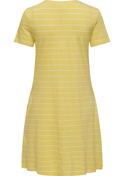 Pamuklu Cepli Regular Fit Bisiklet Yaka Mini Elbise Bayan Elbise 15202971 fiyatları