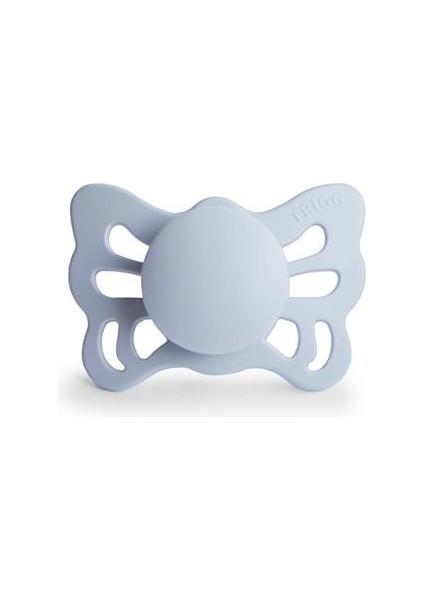 Butterfly Silikon Emzik - Powder Blue 0-6 Ay