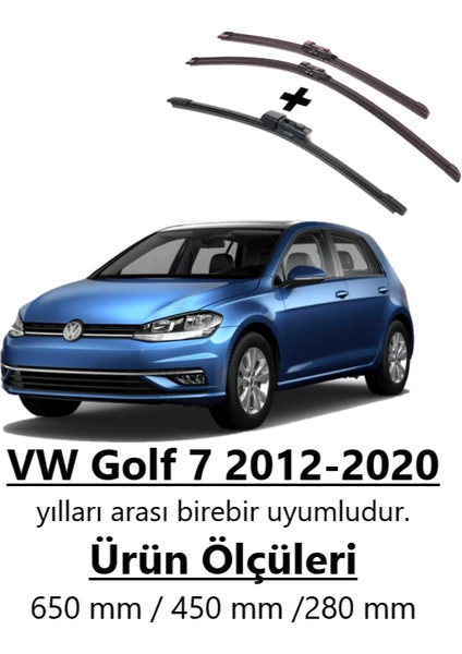 Vw Golf7 2012-2020 Ön Arka Silecek Takımı