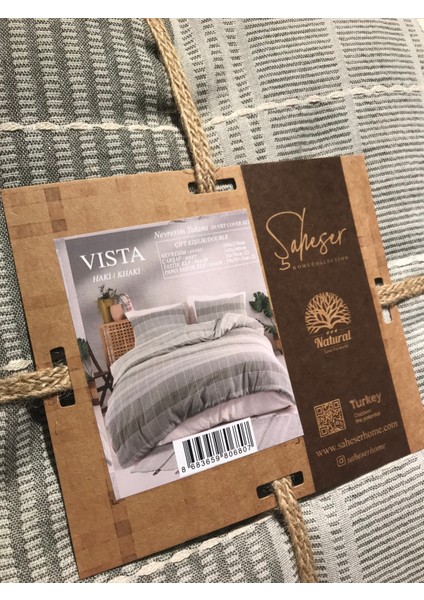 Şaheser Vista Çift Kişilik Nevresim Takımı