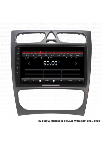 Mercedes W203 Android 12 Multimedya Carplay 4gb RAM+64GB HDD 2001-2004 Navigasyon Ekran fırsatları