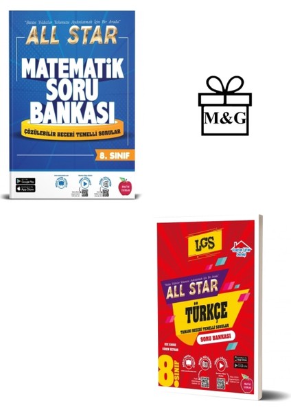 8. Sınıf All Star Matematik ve Türkçe Soru Bankası