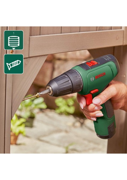 Akülü Delme / Vidalama Makinesi Easydrill 1200 (2.0 Ah Akü, 12 Volt Sistem, Delme ve Vidalama Uç Setleri, Yumuşak Çanta İçinde)