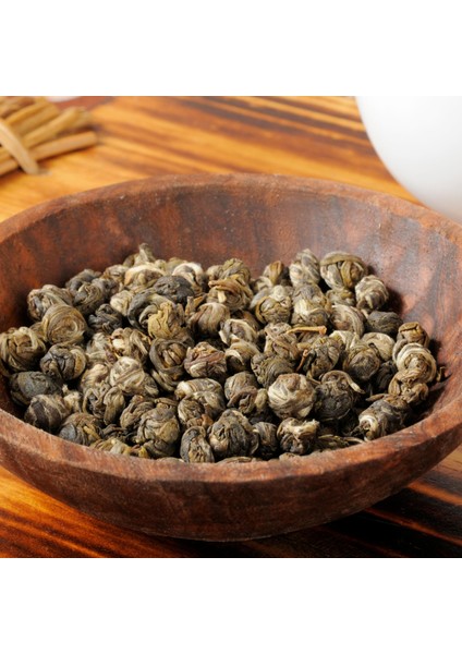 Asteria Bazaar Moli Yasemin Incisi Çayı, %100 Organik Moli Yasemin İncisi Topu Çayı, Moli Jasmine Pearls Tea