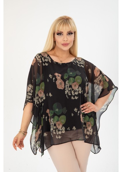 Büyük Beden Şifon Bluz 36D-2404 fiyatları