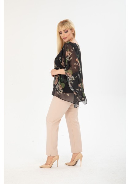 Büyük Beden Şifon Bluz 36D-2404 modelleri