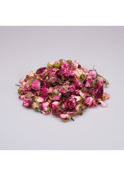 Asteria Bazaar Pembe Tomurcuk Gül Kurusu, Pink Rose Bud Tea %100 Organik Pembe Kuru Gül Goncası Çayı