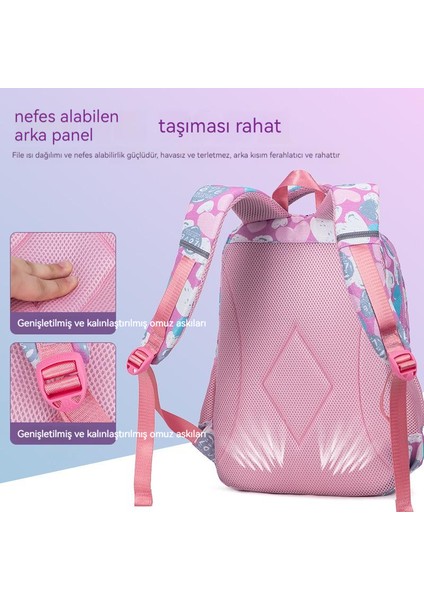 Ilkokul Öğrencileri Okul Çantası Hafif Azaltma Büyük Kapasiteli 4-6 Sınıf Çocuk Sırt Çantası (Yurt Dışından)