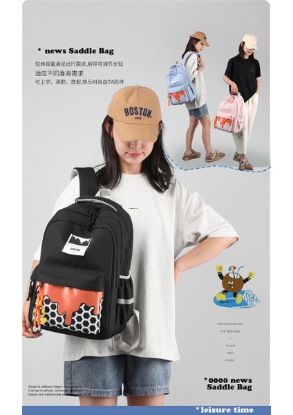 2023 Yeni Ilkokul Öğrencisi Okul Çantası Kadın Dördüncü, Beşinci ve Altıncı Sınıf Ortaokul Öğrencileri Hafif Çok Katmanlı Tüm Maç Sırt Çantası (Yurt Dışından) indirimleri