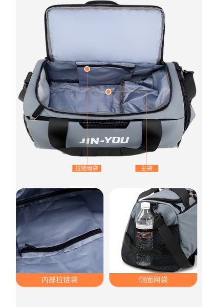 Yeni Hafif Taşınabilir Seyahat Çantası Spor Fitness Yoga Çantası Yüksek Kapasiteli El Bagajı Saklama Çantası (Yurt Dışından) indirimleri