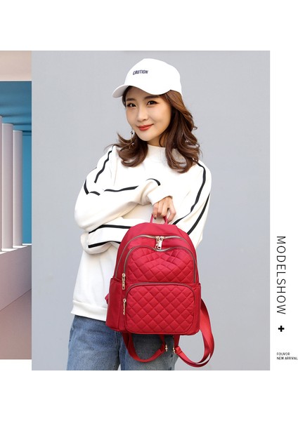 Kadın Moda Rahat Naylon Çanta Hafif Bayanlar Seyahat Sırt Çantası Trend Kolej Okul Çantası Sırt Çantası (Yurt Dışından) fırsatları