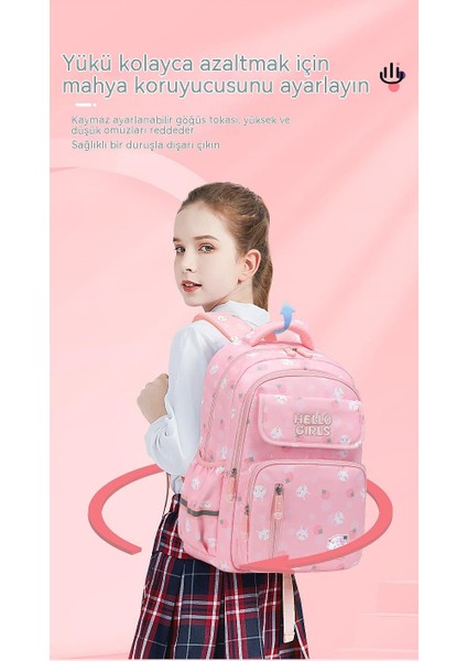 2023 Yeni Ilkokul Öğrencilerinin Okul Çantası Kızların Yükünü Azaltan Çocuk Sırt Çantası 4-6. Sınıflar Için 130-165CM Yüksekliğe Uygun (Yurt Dışından) fiyatları