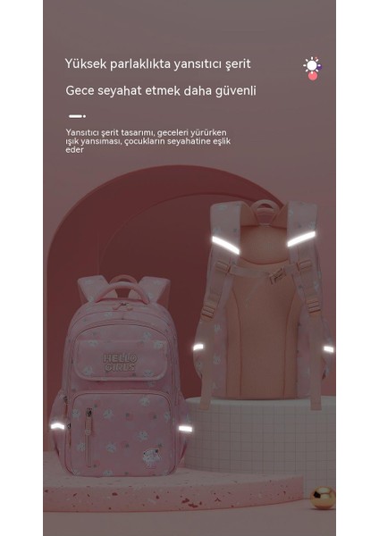 2023 Yeni Ilkokul Öğrencilerinin Okul Çantası Kızların Yükünü Azaltan Çocuk Sırt Çantası 4-6. Sınıflar Için 130-165CM Yüksekliğe Uygun (Yurt Dışından) modelleri